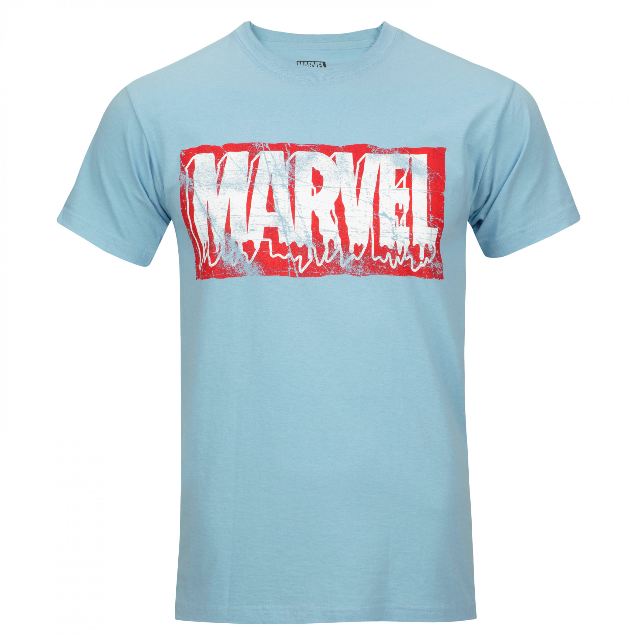 Marvel Distressed Dripping Logo T-Shirt